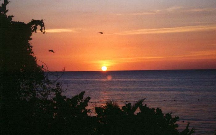 Relaxing Sunset in Negril Jamaica