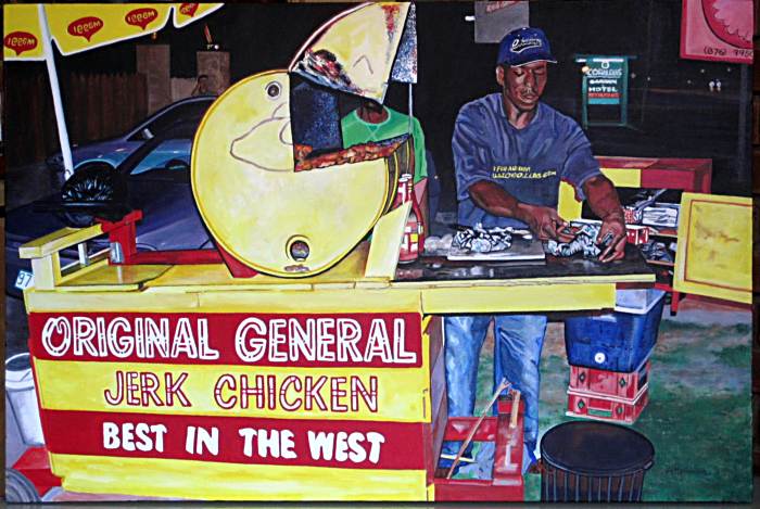 Art by Elise Pittelman in Negril Jamaica