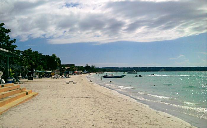 The Beach in Negril Jamaica