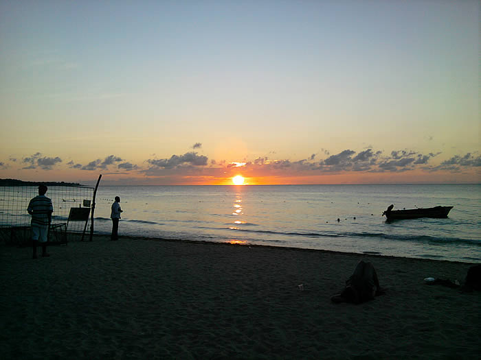 Mid November Sunset in Negril Jamaica