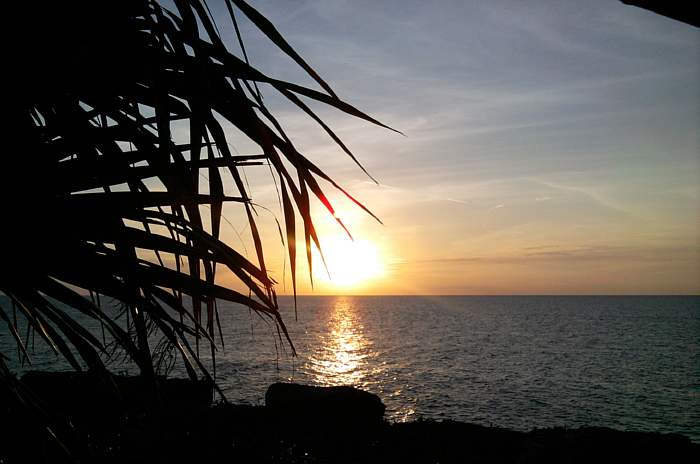 Sunset at 3 Dives in Negril Jamaica