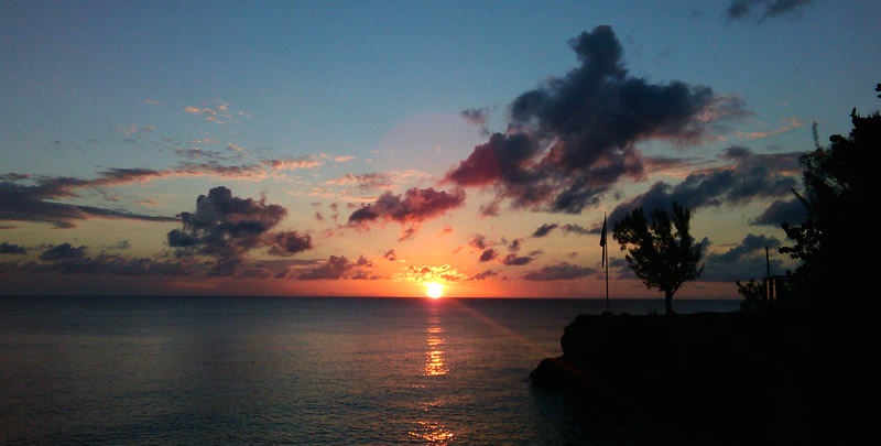 Boxing Day Sunset in Negril Jamaica