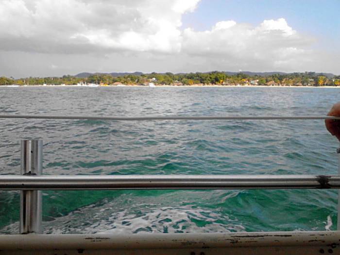 The Beach from the Picocat in Negril Jamaica